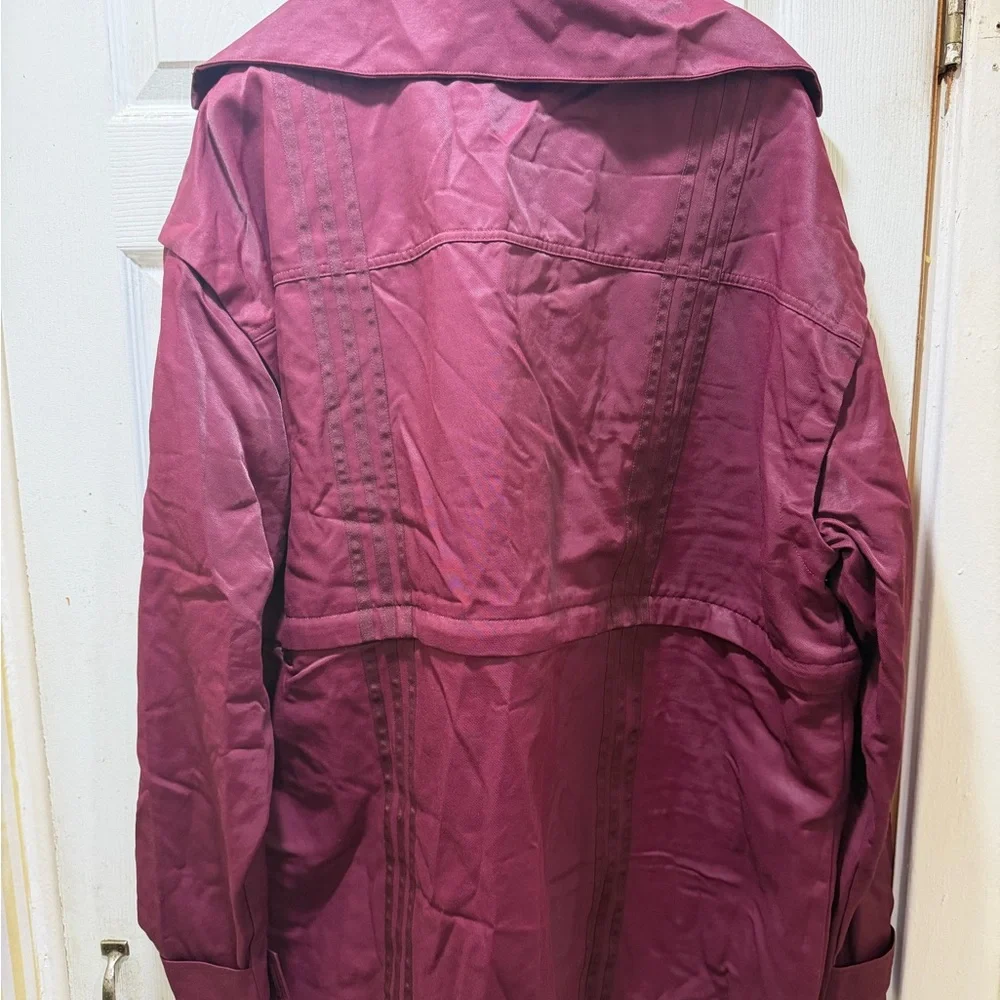 IVY PARK X ADIDAS Men's Deep Red Military Jacket - Picture 2 of 5